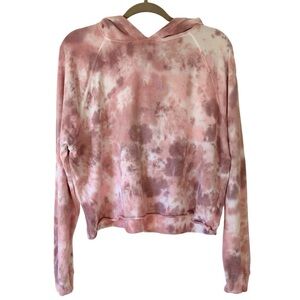 Lucky Brand Pink Tie-Dye Hoodie